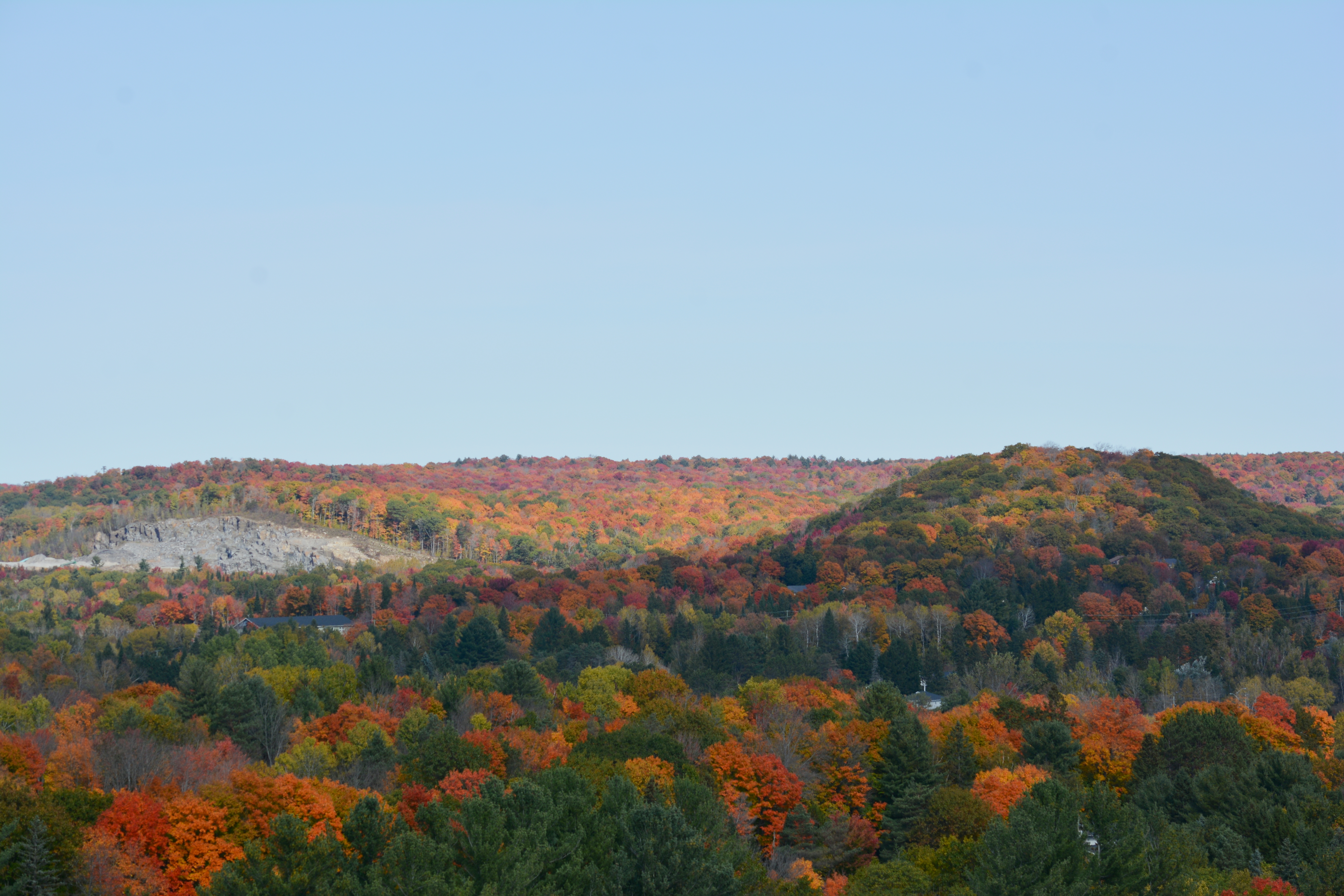 Quarry in distance