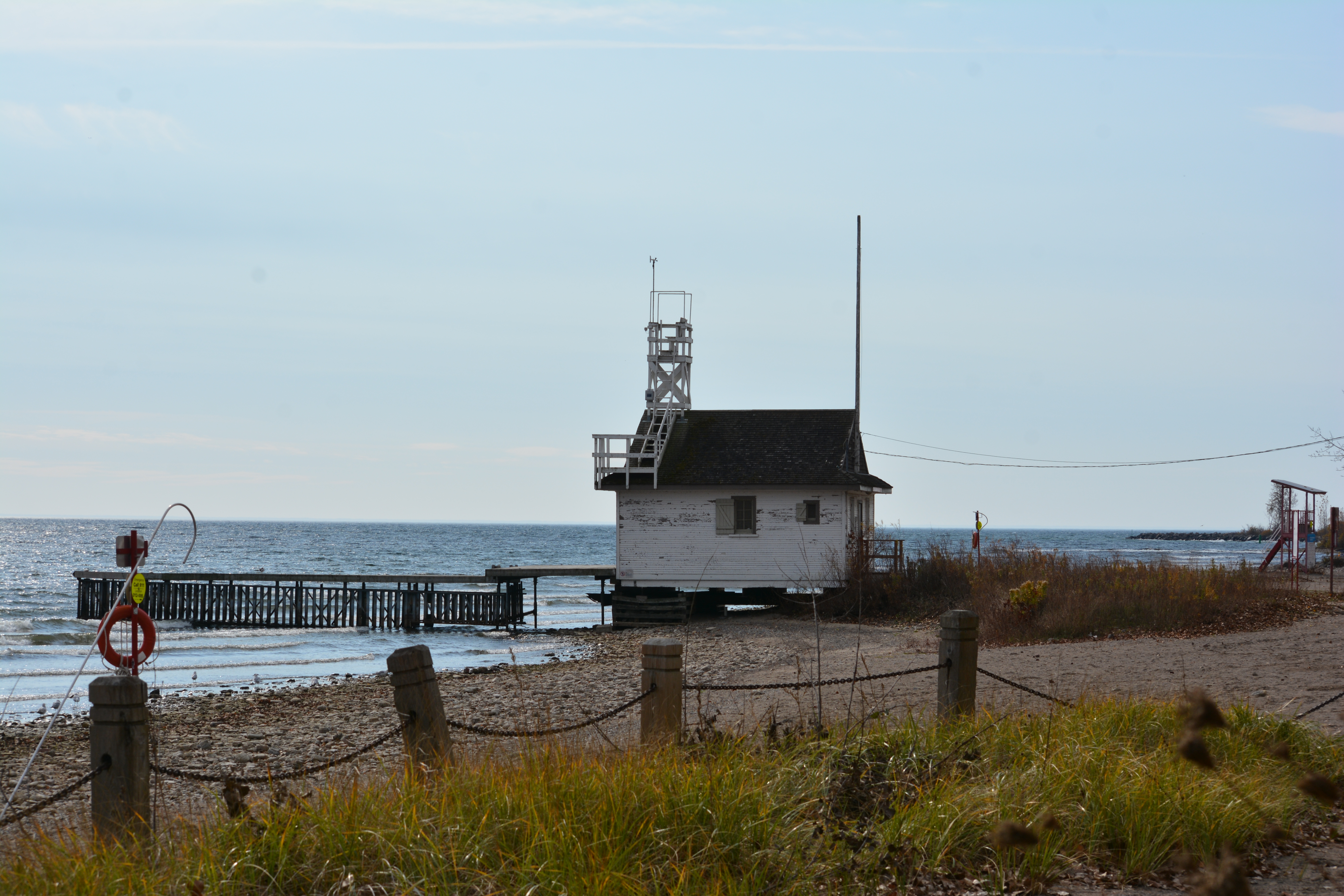 Cherry Street life guard station.